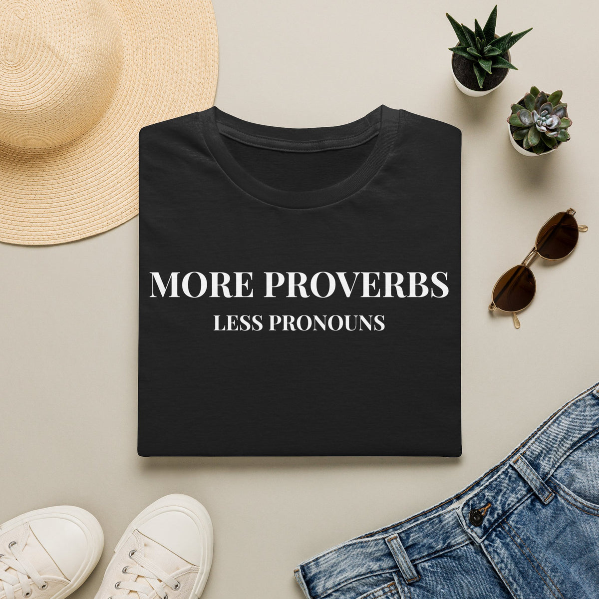 More Proverbs, Less Pronouns