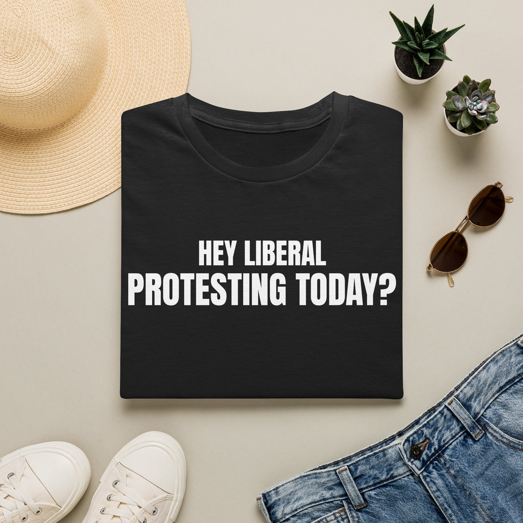 Hey Liberal Protesting Today?