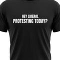 Hey Liberal Protesting Today?