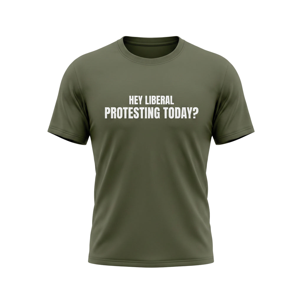 Hey Liberal Protesting Today?