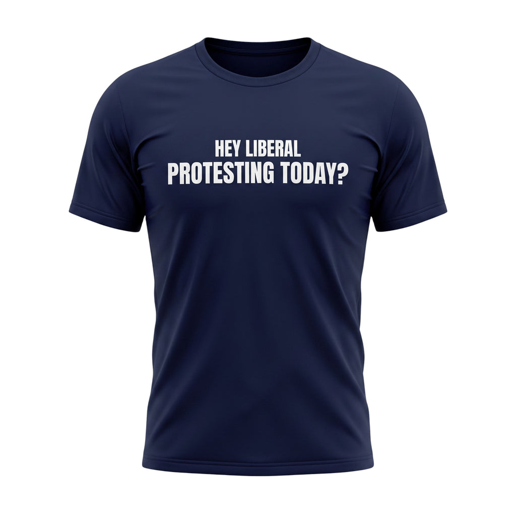 Hey Liberal Protesting Today?